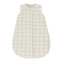Nobodinoz - L1N0 Sac de couchage pour bébé, 0-6 mois, charcoal grid (moyennement chaud)