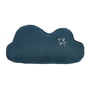 Nobodinoz - L1N0 Coussin Cloud, bleu foncé (brodé)