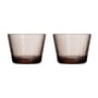 Iittala - Tundra Verre à boire 16 cl, lin (set de 2)