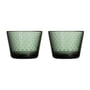 Iittala - Tundra Verre à boire 16 cl, vert sapin (set de 2)