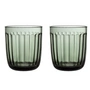 Iittala - Raami Verre à boire 26 cl, vert sapin (set de 2)