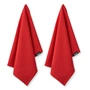 Humdakin - Torchon à vaisselle Organic Cotton, 45 x 70 cm, rushing red (lot de 2)