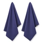 Humdakin - Torchon à vaisselle Organic Cotton, 45 x 70 cm, midnight turbo (lot de 2)