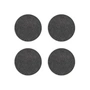 Hey Sign - Dessous de verre rond, Ø 9 cm, graphite (set de 4)