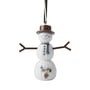 Kähler Design - Hammershøi Christmas 2024, Bonhomme de neige, H 9,5 cm, blanc (suspendu)