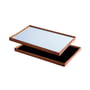 ArchitectMade - Tablett Turning Tray , 30 x 48 cm, noir / bleu