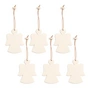 HEY-SIGN - Pendentif ange, blanc laine (set de 6)