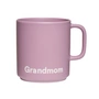 Design Letters - VIP Favourite Tasse en porcelaine avec anse, Grandmom / lavender