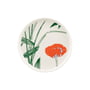 Marimekko - Oiva Puutarhakutsut Assiette Ø 13,5 cm, blanc / vert / orange