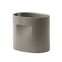 Muuto - Ridge Pot de fleurs, H 24 cm, taupe