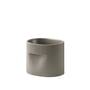 Muuto - Ridge Pot de fleurs, H 15 cm, taupe