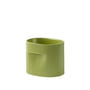 Muuto - Ridge Pot de fleurs, H 15 cm, vert mousse