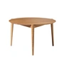 FDB Møbler - D102 Søs Table basse Ø 70 cm, chêne huilé
