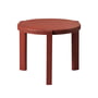 FDB Møbler - D108 Ragnesminde Table basse, Ø 48 cm, carmine red