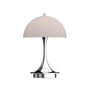 Louis Poulsen - Panthella 160 Portable V3 Lampe de table à LED rechargeable, chrome / beige opale