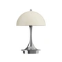 Louis Poulsen - Panthella 160 Portable V3 Lampe de table à LED rechargeable, chrome / beige opale