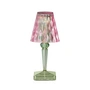 Kartell - Battery Lampe de table à accu H 30 cm, rose pastel / menthe