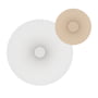 Hartô - Carmen Kit d'appliques murales LED, M + S, blanc / sable doré (lot de 2)