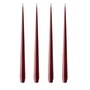 ester & erik - Bougie fouet, 32 cm, No. 44/2, deep wine / matt (set de 4)