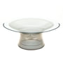 Knoll - Platner Table basse, Ø 107 cm, nickel poli / verre cristal