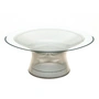 Knoll - Platner Table basse, Ø 107 cm, nickel poli / verre cristal