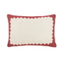 Nobodinoz - Vibes Coussin L, 45 x 30 cm, rouge carmin