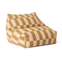 Nobodinoz - Vibes Pouf, L 74 x H 40 cm, moutarde / sable