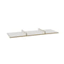 Müller Small Living - Bridge tablette inférieure pour bureau, blanc