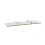 Müller Small Living - Bridge tablette inférieure pour bureau, blanc