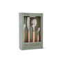 HKliving - 70's set de couverts, peach (set de 16)