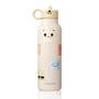 LIEWOOD - Falk bouteille d'eau, 500 ml, Smiley, sandy