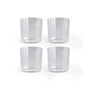 HAY - Angle Verre, large, transparent (set de 4)