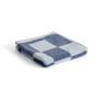Hay - Check Gant de toilette, 30 x 30 cm, steel blue