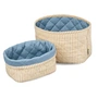 Cam Cam Copenhagen - Paniers de rangement matelassés, oatfield (lot de 2)