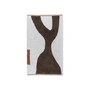 Mette Ditmer - Figura Tapis, 80 x 50 cm, marron