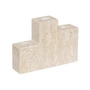 Mette Ditmer - Step bougeoir, trio travertine lin