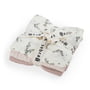 Sebra - Linge de bain, powder blossom / rose (set de 3)