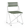 HAY - X-Line Chaise, Indoor, chromé / autumn green