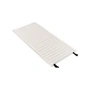 HAY - Palissade Quilted Cushion pour Dining Armchair, blanc crème
