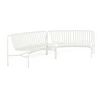 HAY - Palissade Park Dining Bench , In / In (lot de 2), blanc crème