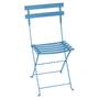 Fermob - Bistro Chaise pliante en métal, maya blue