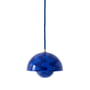 & Tradition - FlowerPot Lampe suspendue VP10, bleu cobalt / bleu crépuscule