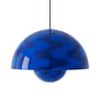 & Tradition - FlowerPot Suspension VP2, bleu cobalt / bleu crépuscule