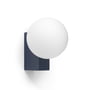& Tradition - Journey SHY2 Applique murale, bleu acier / verre opale