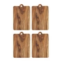 Nicolas Vahé - Butter Planche à découper, 13 x 20 cm, acacia naturel (set de 4)