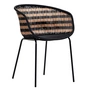 House Doctor - Hapur Fauteuil en osier, naturel / noir