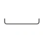 String - Barre pour étagère métallique, 58 cm / gris foncé