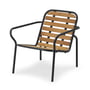 Normann Copenhagen - Vig Outdoor Lounge Chair, robinier naturel / noir