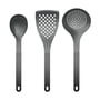 Rosti - New Optima Set d'ustensiles de cuisine 2, noir (3 pièces)