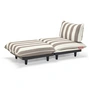 Fatboy - Paletti Outdoor Daybed, blanc / cacao rayé